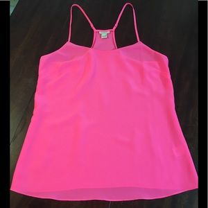 Hot Pink Tank - J Crew